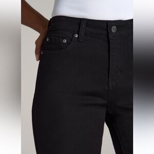 ZARA WOMENS BLACK COTTON SKINNY JEANS SIZE 44 IN REGULAR ZIP